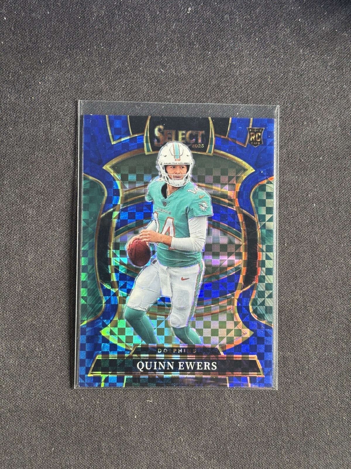 2025 Panini Select - Concourse Quinn Ewers #82 Blue Prizm /249 (RC)