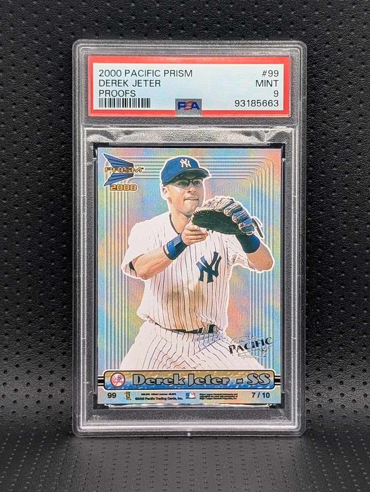 2000 Pacific Prism Derek Jeter *RARE GRAIL* PROOF SSP /10 PSA 9 MINT None Higher