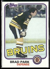 1981-82 Topps Brad Park #72 East Boston Bruins