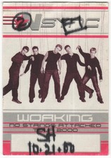 Vintage 2000 Nsync Concert Backstage Pass Working Atlanta GA N Sync