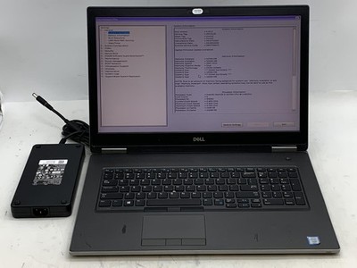 No Battery Dell Precision 7740 Xeon E-2276M 32GB DDR4 Nvidia Quadro RTX 3000