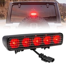 LED Third Brake Light for Jeep 2018-2026 Wrangler JL Smoked Lens Plug-n-Play
