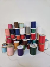 HOLD  Lot of 42 Vintage Spools of Thread Various Colors