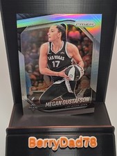 2025 Panini Prizm WNBA Megan Gustafson #49 Silver Prizm Las Vegas Aces