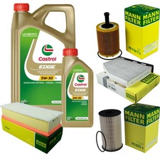INSPEKTIONSKIT FILTER CASTROL 6L ÖL 5W30 für VW Passat Variant 3C5 2.0 TDI 16V