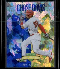 2024 Panini Crusade Chase Davis #50 Crusade Blue Cracked Ice
