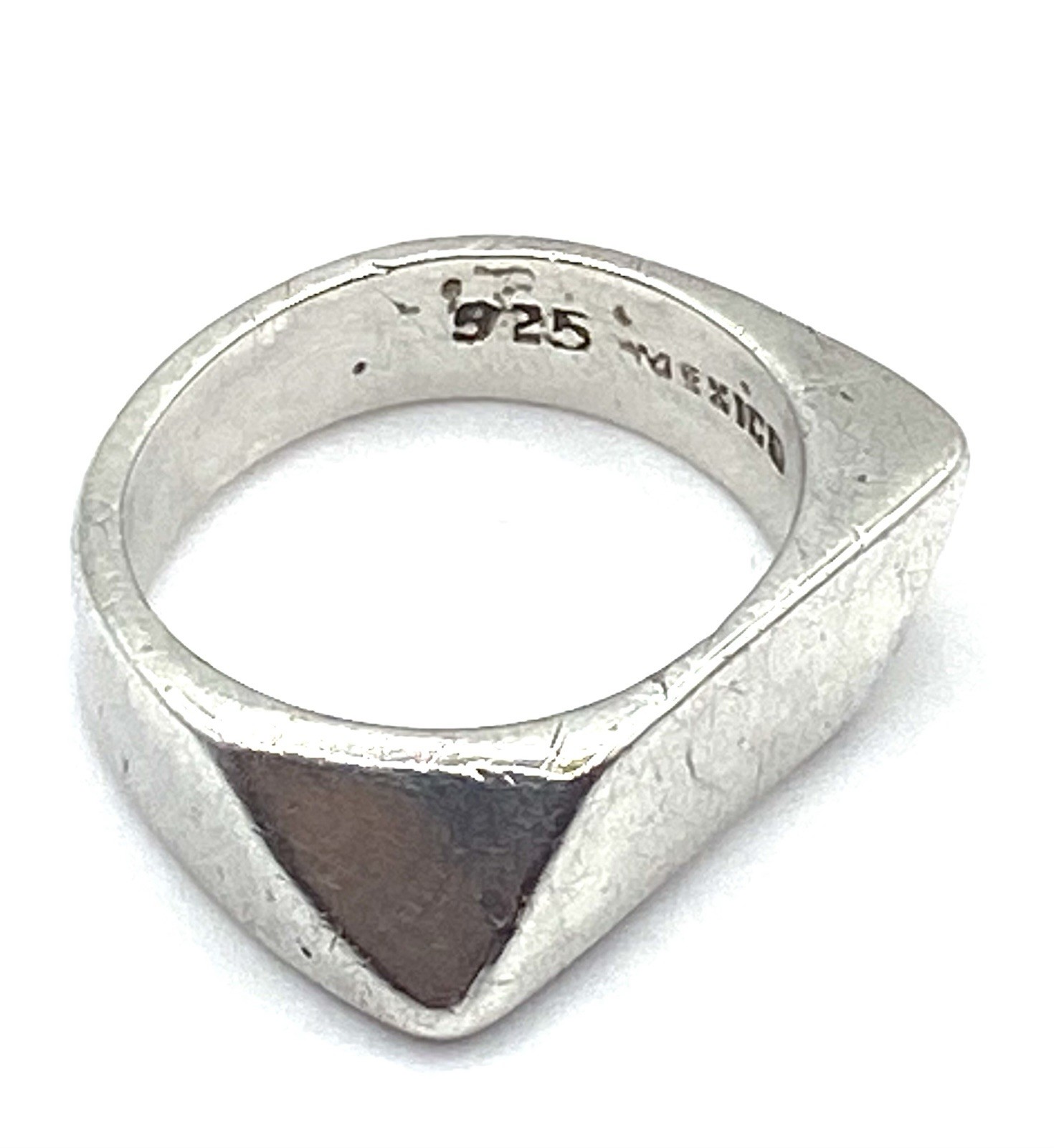 Mexico Solid Sterling Silver /925 Asymmetrical Ba… - image 6