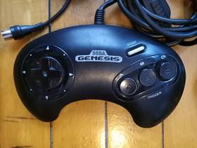 Sega Genesis Console, Controllers, AV Cable, and Power Supply - TESTED & CLEANED