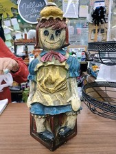 Vintage 1950's Raggedy Ann Lamp Chalkware Ceramic Lamp NEEDS Rewiring see pics.