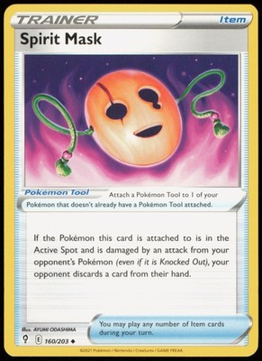 Spirit Mask 160/203 SWSH07: Evolving Skies Regular - NM3