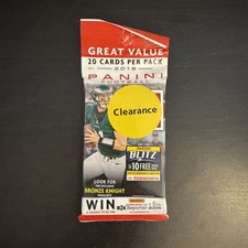 2018 Panini NFL Football 20-Card Value Pack Sealed Bronze Knight Carson Wentz