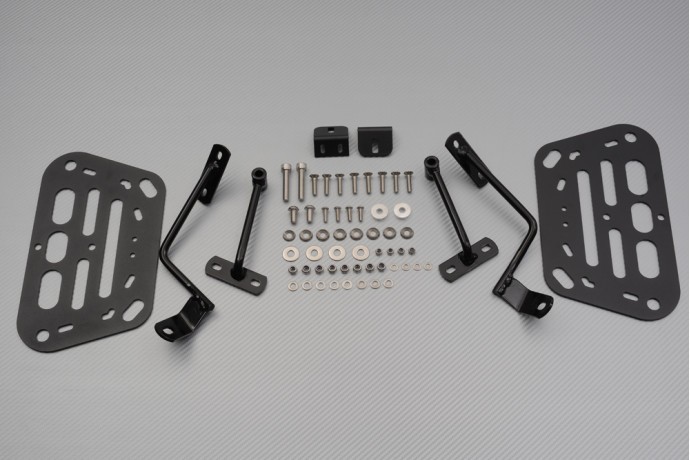 Supports sacoches haut de gamme VOYAGER+ en acier renforcé pour Speed Twin 1200