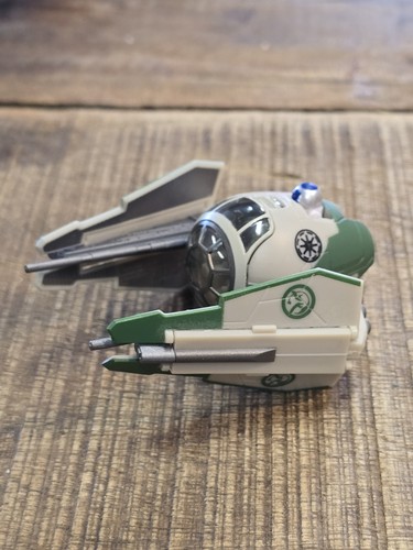 Star Wars Micro Galaxy Squadron series 2 Yoda's Jedi Starfighter & R2D2 Figure - Picture 5 of 8