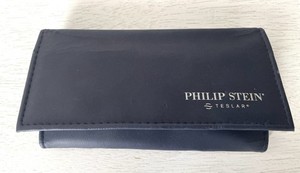 Vintage Philip Stein Teslar Watch Strap Organizer Travel Case + 2 Leather Straps