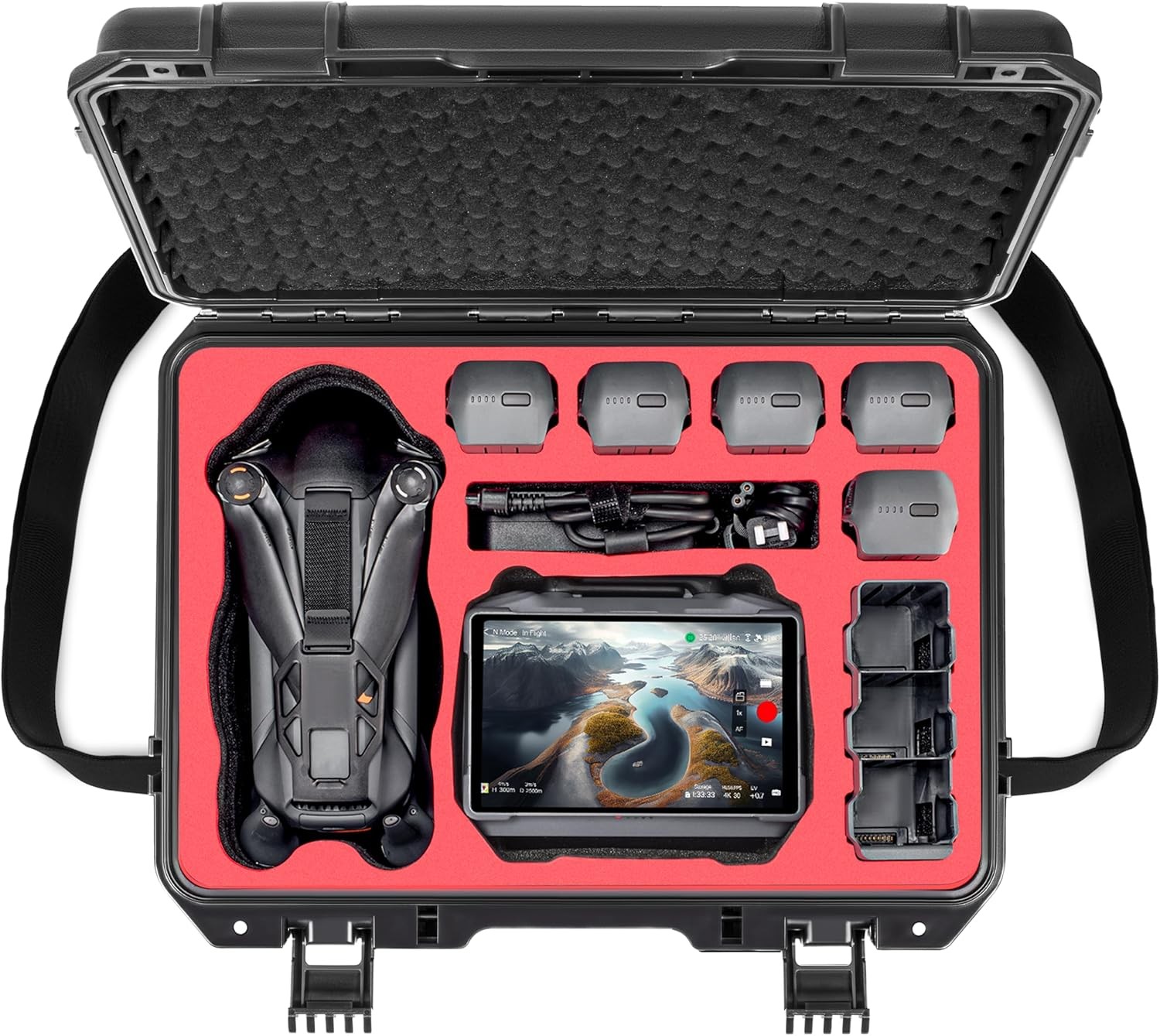 Waterproof Hard Carrying Case for DJI Mavic 4 Pro Drone Combo Fly More Combo