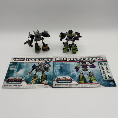 KRE-O Transformers Micro Changers Combiners Devastator & Bruticus Mini Figures