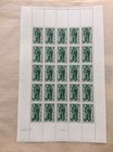 Feuille entiere de timbres France n°504 OEuvres de mer 1941