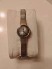 Vintage 60s or 70s Ladies Timex 17 Jewel Golden Brown Two Tone Face Watch