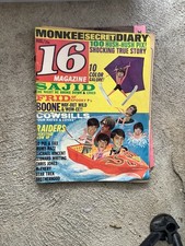 16 magazine January 1969 Davy Jones SAJID KHAN Dino Martin Jr BEATLES Monkees