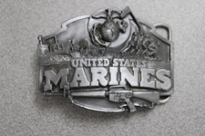 Vintage United States Marine Corps USMC Belt Buckle