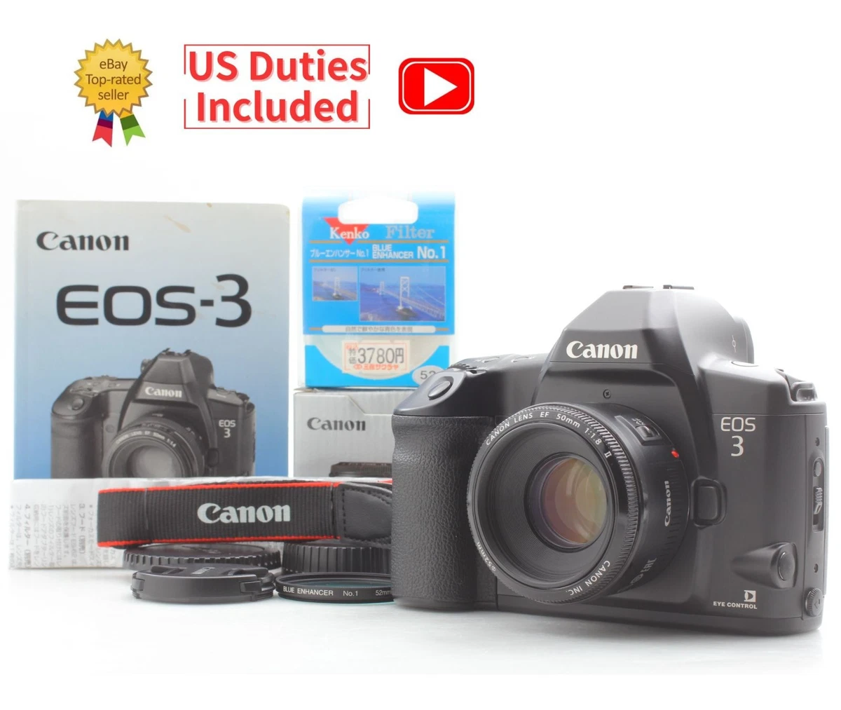 Canon EOS-3 Film Cameras for sale | eBay
