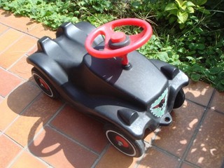 BIG Bobby Car schwarz Kinderauto Rutschauto gebraucht