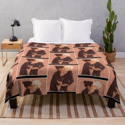 Two Lovers Dancing Anime Fleece Blanket Gift For Friends