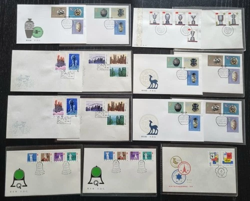 China 1981 FDC selection of 9x complete sets First day Cover good quality