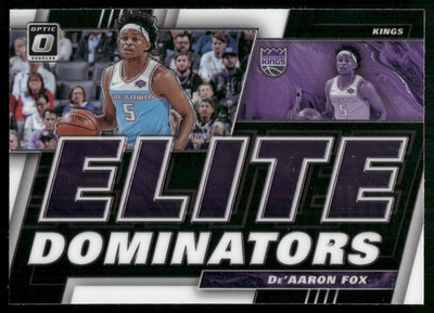 De'Aaron Fox - 2019-20 Oanini Donruss Optic Basketball - Elite Dominators #9
