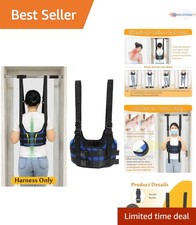 Back Stretcher Lumbar Traction Device Spine Decompression Belt for Pain Relief