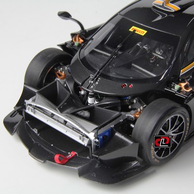 Henson & Heaven 1/18 Pagani Huayra R - Noir Carbone - Édition Limitée 14/30