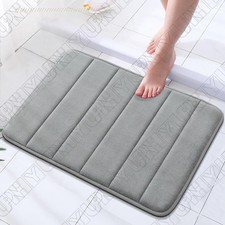 1x Soft Absorbent Memory Foam Non-slip Carpet Bath Bathroom Floor Shower Mat Rug