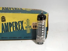 NOS 6360 Amperex Double Beam Power Tube VHF (up to 200 MHz) Made In Holland