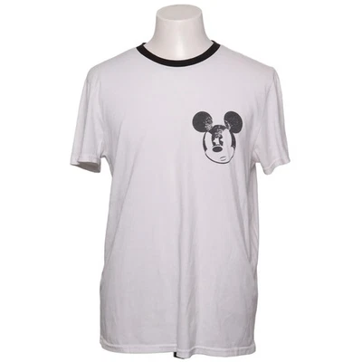 Disney, T-shirt, taille : XL, blanc/noir, imprimé, unisexe (adulte) #EMk - Photo 1/4