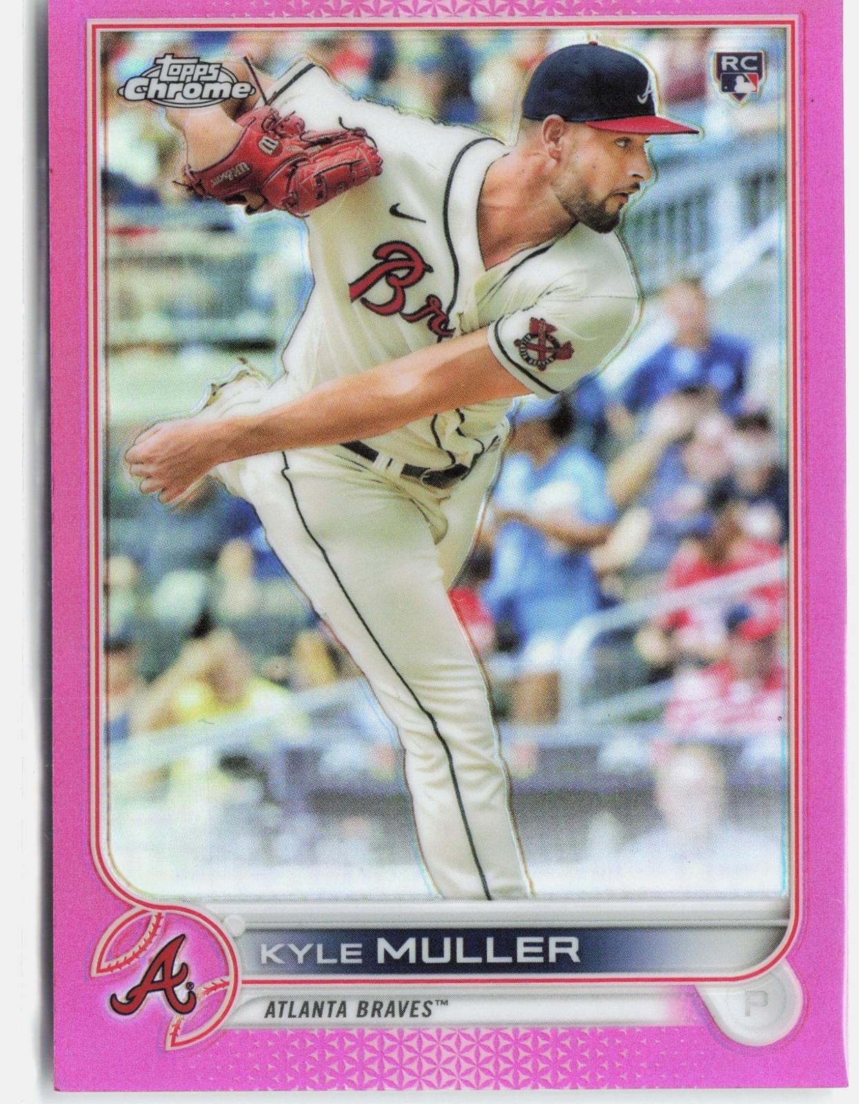 2022 Topps Chrome #70 Kyle Muller Pink Refractor