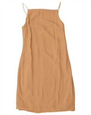 Marella Womens Slip Dress UK 12 Medium Beige Viscose AW06
