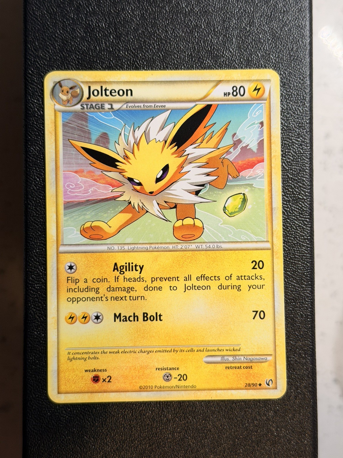 Jolteon 28/90 HeartGold & SoulSilver Undaunted English Lp