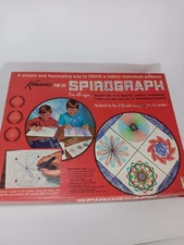 Vintage 1967 Kenner’s New Spirograph Set Complete Original Box Pens Instructions