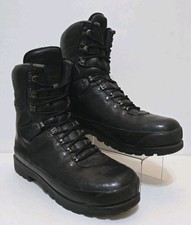 Meindl Austrian Army Boots Leather Padded Air Active Mountain Combat UK 9 Black