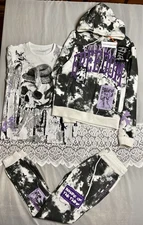Smoke Rise Hand Crafted Hoodie, Shirt & Pants 3 Pc Set Size Medium Vintage Rare