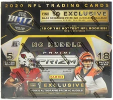 2020 Panini Prizm No Huddle Football Hobby Box RIP N SHIP LIVE ONLY