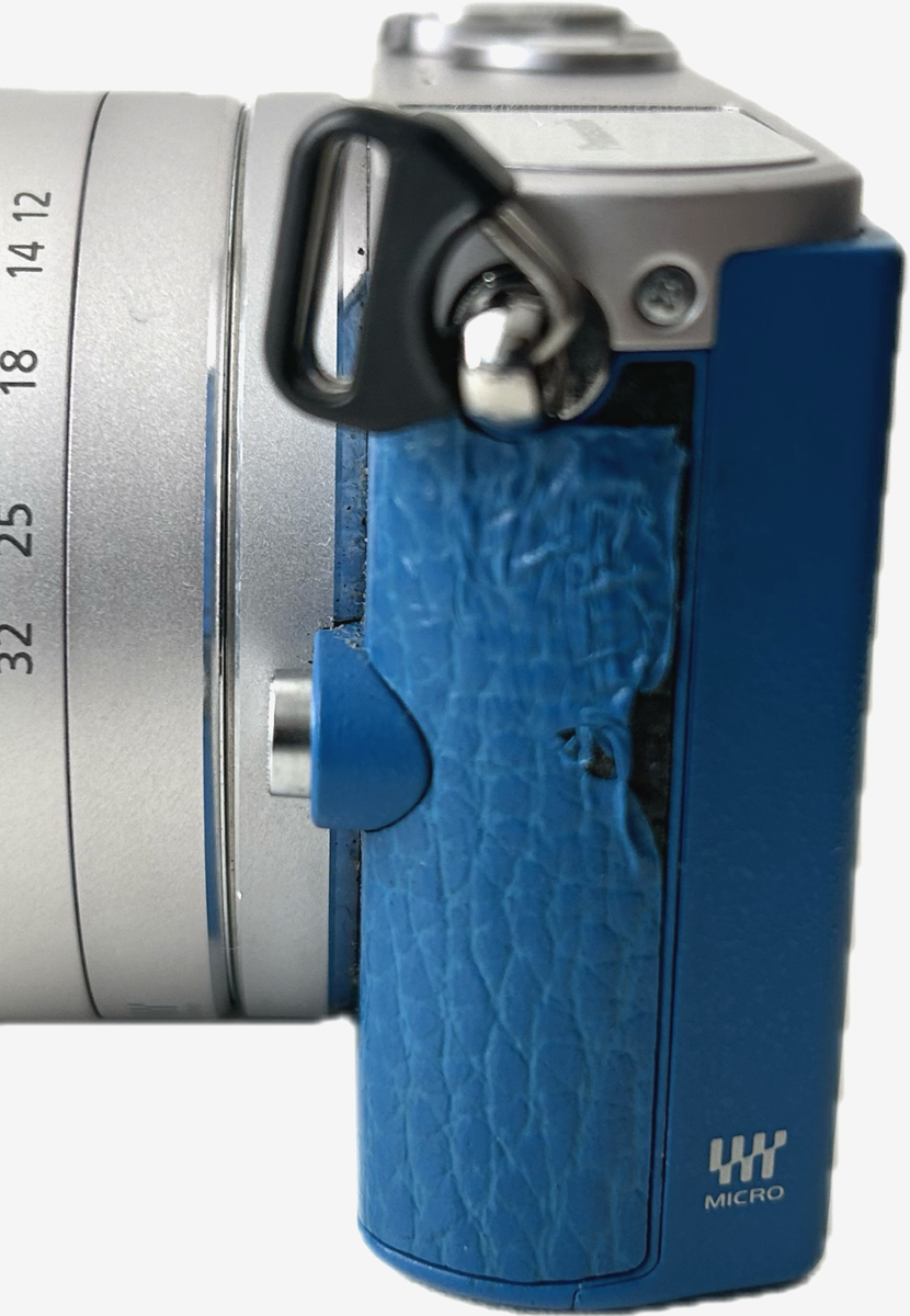 Exc+5] Panasonic LUMIX DMC GM1S Blue Mirrorless Camera 12-32mm