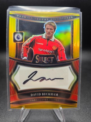 2024-25 Select PL David Beckham Signatures Auto True Gold 1/3