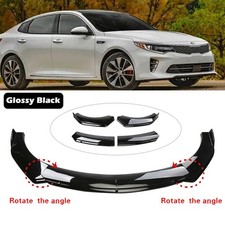 Front Bumper Lip Spoiler Splitter Body Kit Glossy Black For Kia Optima 2010-2020