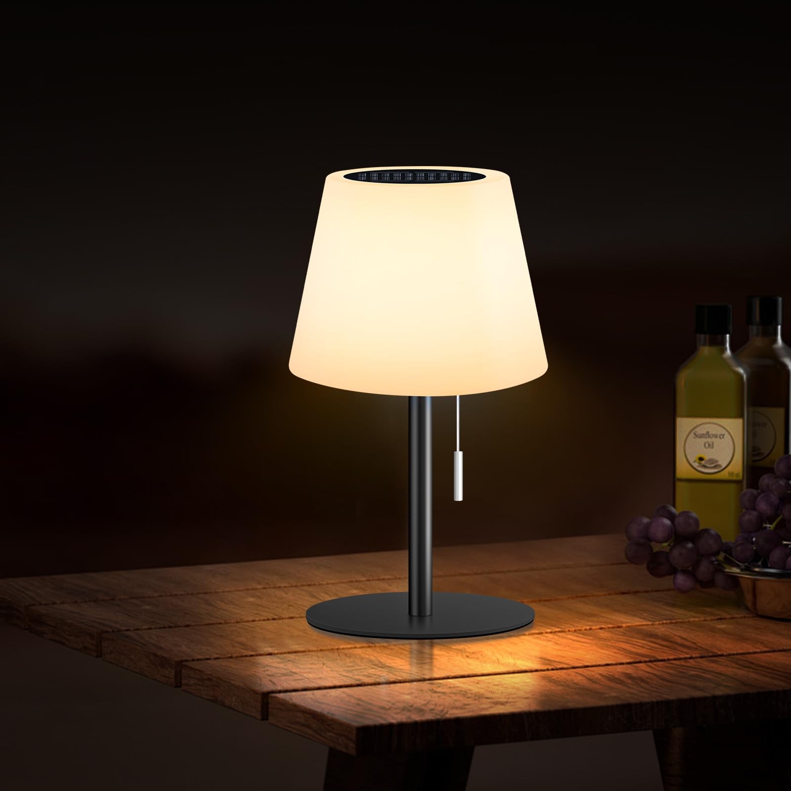 Lampada LED Solare Ecvivk da Esterno: Design Cordless e Impermeabile IP65