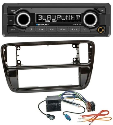 Blaupunkt MP3 Bluetooth USB AUX Autoradio für VW Up AA AAN 2011-2016 piano black