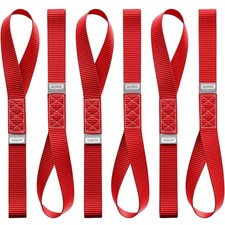 AUGO Heavy Duty Soft Loops –Pack of 6-1.5” x 17” Tie Down Anch