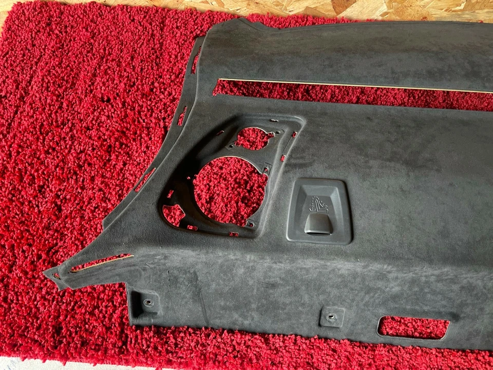 BMW 12-19 F06 M6 GRAN COUPE REAR DECK SHELF COVER PANEL SUEDE ALCANTARA OEM 32K - Image 2 of 4