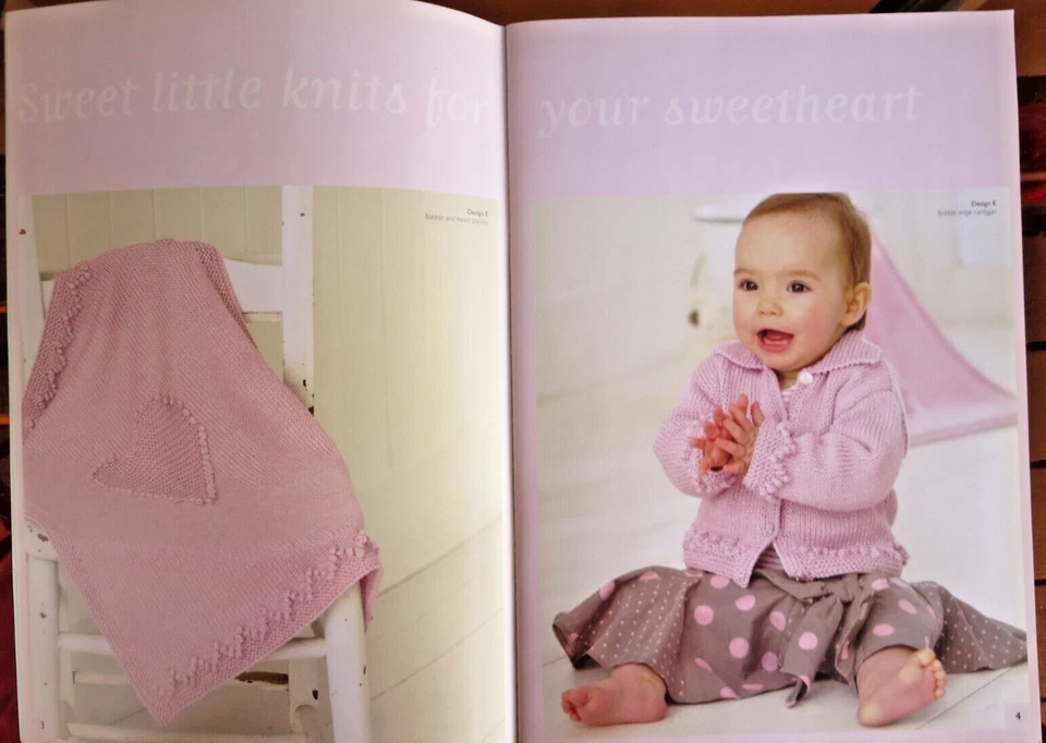Sirdar Baby Bamboo Knits Knitting Pattern Book 323-13 designs for kids - Image 4 of 4