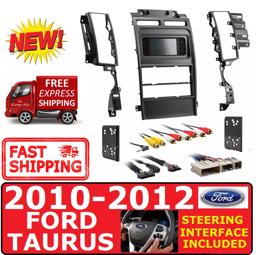 METRA 99 5722 2010 2012 FORD TAURUS DOUBLE DIN RADIO DASH KIT W A C TOUCHSCREEN